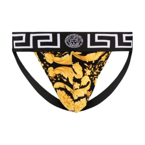 VERSACE Мужские черные трусы-бикини