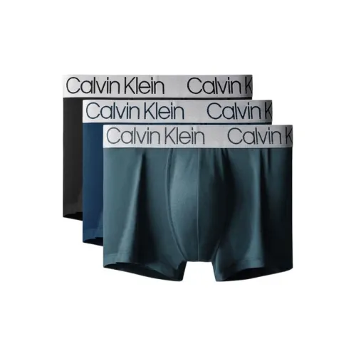 Calvin Klein 3 упаковки мужские боксер-шорты: серый/темно-синий/черный