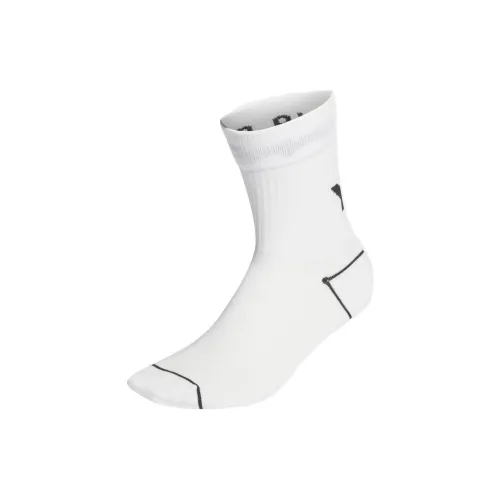 Y 3 1 Pack White Men's MID Shin Носки