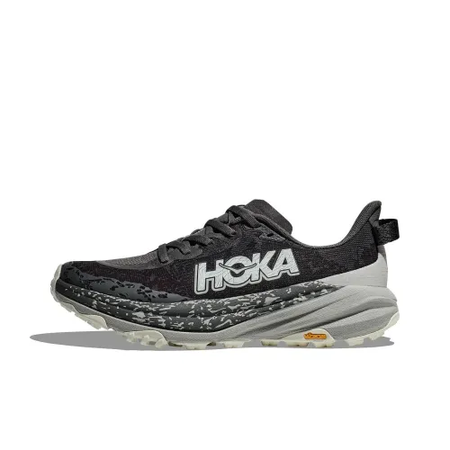 HOKA ONE ONE SPEEDGOAT 6 Противоскользящие устойчивые к истиранию низкий топ беговые кроссовки женские серые