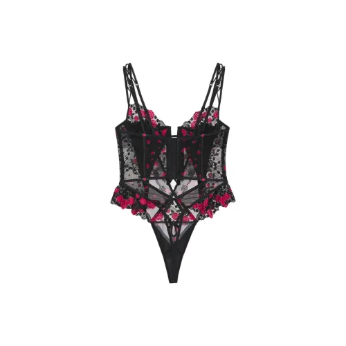 Victoria's Secret ROJA Тедди Комбинезон Женские Черный