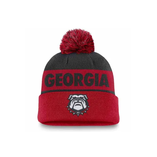 nike Акриловые шапки-бини Мужские Красный Черный