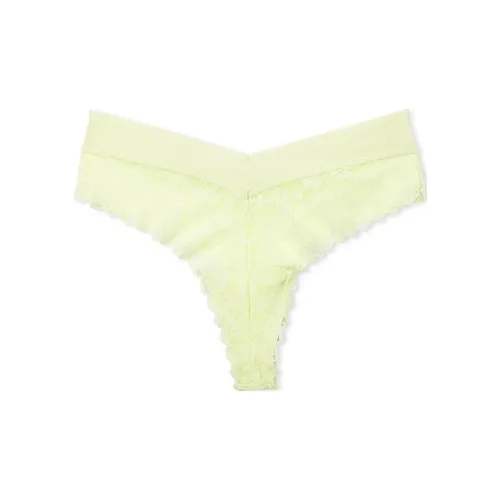 Victoria's Secret Розовый No Show Стринг PANTY LC Нижнее белье Женские 1 упаковка Желтый