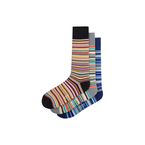 PS By Paul Smith 1 комплект 3 пачки синих + серых + красных мужских носков MID до икры