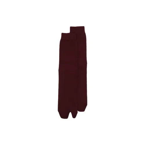 Maison Margiela Бордовый 1 упаковка Мужские носки до колена