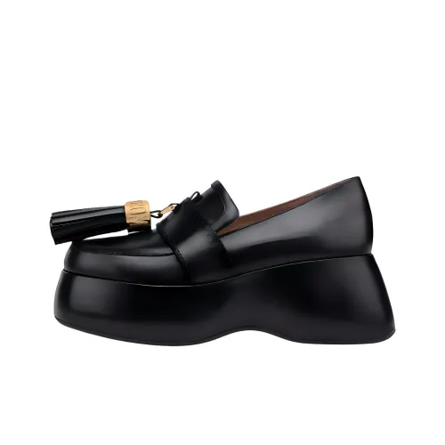 MOSCHINO Лоферы 7,5 см Женские Черные