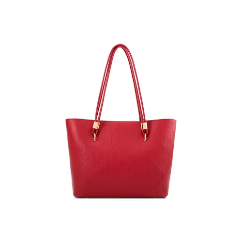 Vigno Сумка через плечо из синтетической кожи женская красная