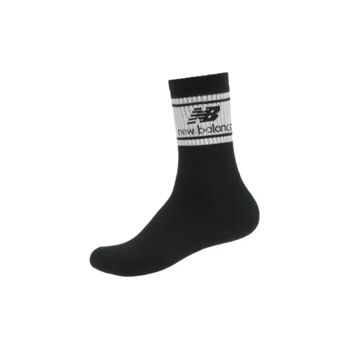 New Balance 1 шт Черные Женские Носки MID до икры