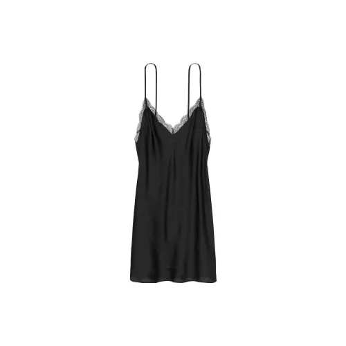 Victoria's Secret Черные Женские Ночные сорочки