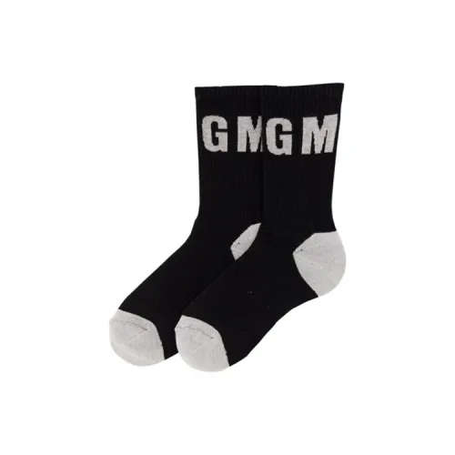 MSGM 1 Пачка Черные Мужские Носки до Икры MID