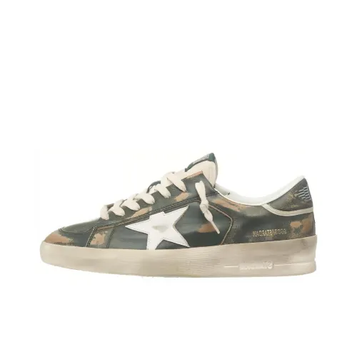 Кроссовки для скейтбординга Golden Goose Low Top Коричнево-зеленые Мужские