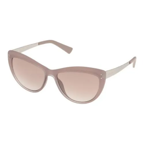 Police Injection Molded Кошачий глаз Солнцезащитные очки Женские Розовый