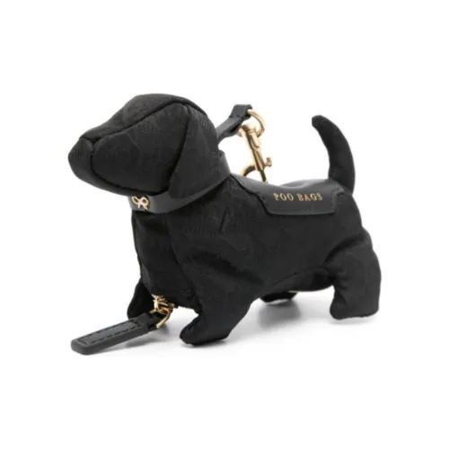 Anya Hindmarch Keychains Женские Черный Нейлон