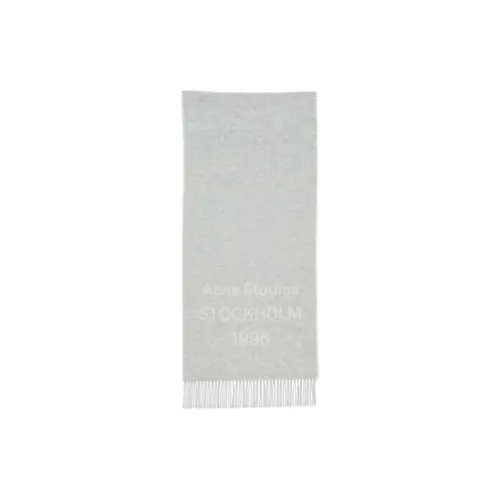 ACNE STUDIOS Шерсть Вязаные Шарфы Мужской Серый