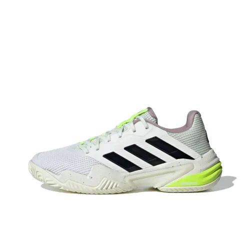 Adidas Barricade 13 Амортизация Низкий Топ Теннисные Кроссовки Женские Белый Черный Зеленый