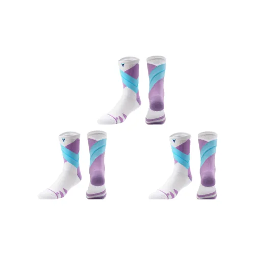 VEIDOORN Носки до колена Унисекс 3 упаковки Черный Белый Серый