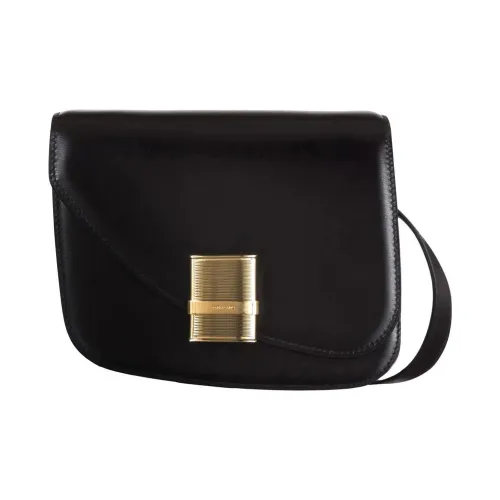 Ferragamo Кожа Сумка через плечо Сумка на плечо Женская Черная Красная