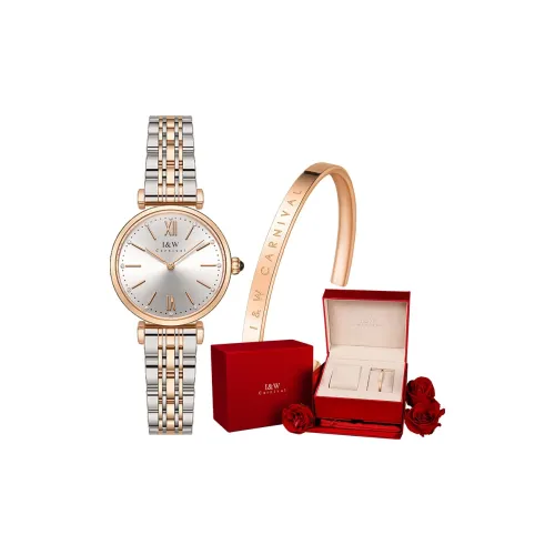 I&W CARNIVAL HWGUOJI Кварцевый механизм Женские часы 32 мм Белый