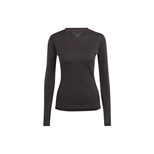 adidas Terrex XPERIOR MERINO 200 BASELAYER Long Sleeve Tee Undershirt Женские Черный