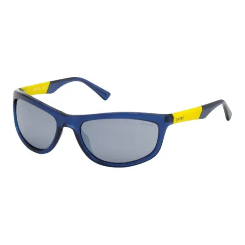 GUESS Вакуумно-формованные Бабочка Солнцезащитные очки Унисекс Синий