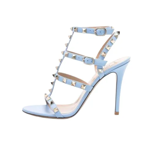Valentino Rockstud One Ремешок Сандалии 10 см Женские Синие