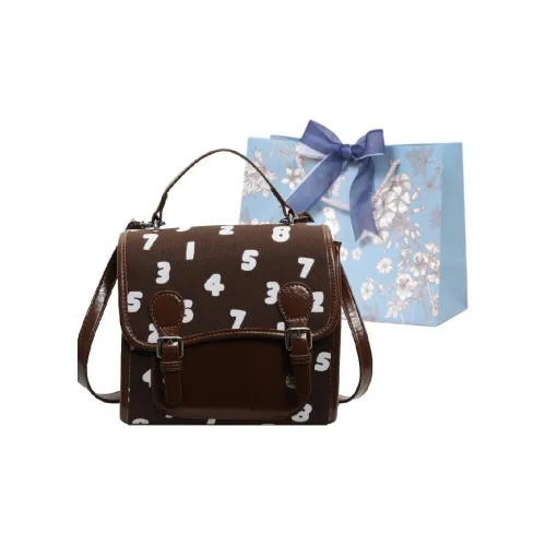 REDOO ПУ (полиуретан) Рюкзак Женские Кофе Черный