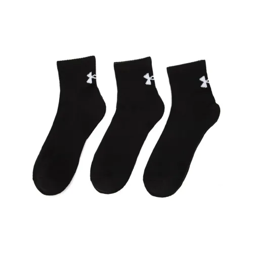 Under Armour Черные 3 шт Унисекс MID Носки до икры