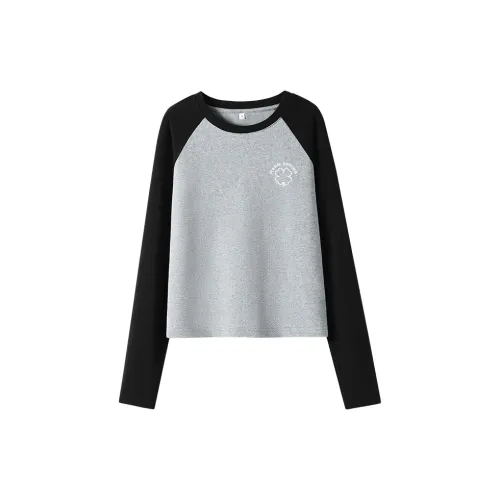 MJ STYLE Реглан-рукав T-рубашка Женская