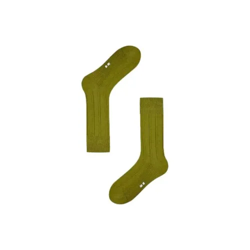 ALMOND ROCKS Женские носки горчично-зеленого цвета