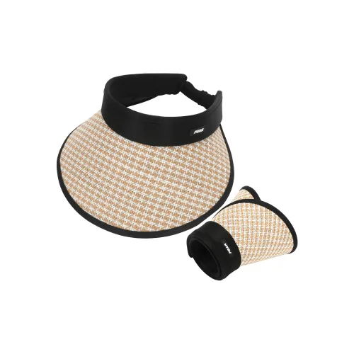 PEAK RIGHT Series Полиэстер UV Защита Головные уборы Унисекс Бежевый Черный