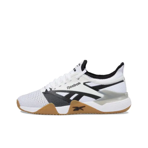Reebok Nano Court Low Топ Кроссовки для тренировок Унисекс Черный Белый