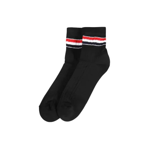 THOM BROWNE 1 шт Черные Унисекс Носки до икры MID