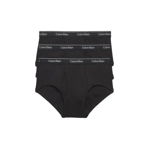 Calvin Klein 3 пачки черные мужские трусы-бикини