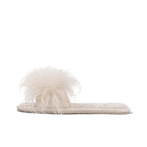 Barphil Slip-resistant Odor-resistant Шлепанцы Женские Бежевые