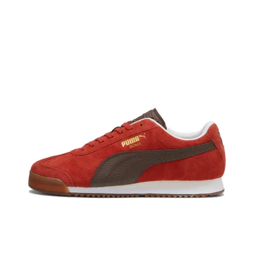 PUMA Roma Low Топ Скейтборд Кроссовки Унисекс Красный