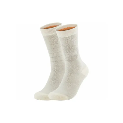 Timberland 2 пачки Fence White Men's Mid Calf Socks