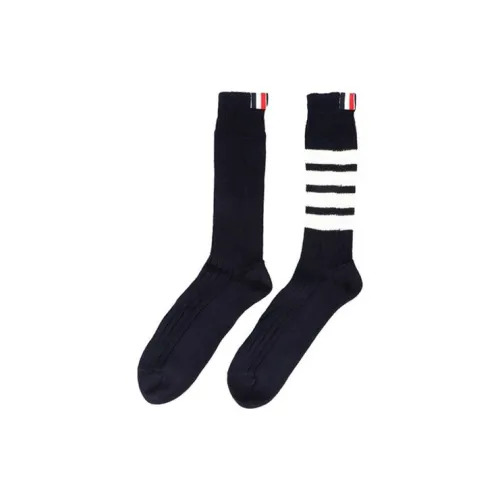 THOM BROWNE Мужские синие носки до колена