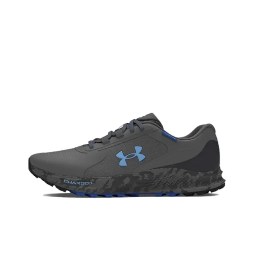 Under Armour Charged Bandit Trail 3 Беговые кроссовки Низкий топ Серый Синий Мужской
