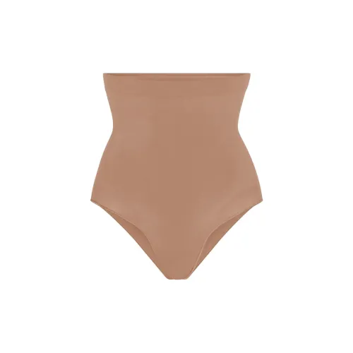 SKIMS Бесшовный Sculpt HIGH WAISTED BRIEF Нижнее белье Женское 1 упаковка Sienna Охра