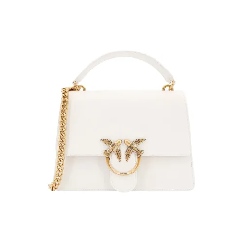 PINKO Love Birds series Кожа Сумка через плечо Сумка Женская Белая
