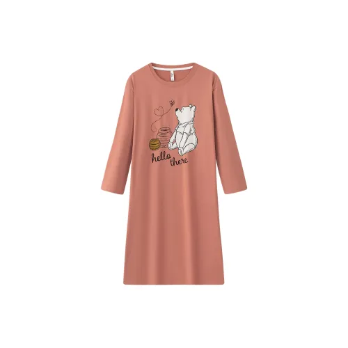 Gongdie Ночная рубашка Красная Женская ночная сорочка