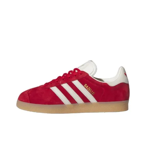 Adidas Originals Gazelle Low Топ Скейтборд Кроссовки Женские Красные