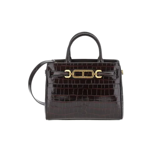 TF Телячья кожа Одно плечо Ручная сумка Сумка через плечо Женская Коричневая