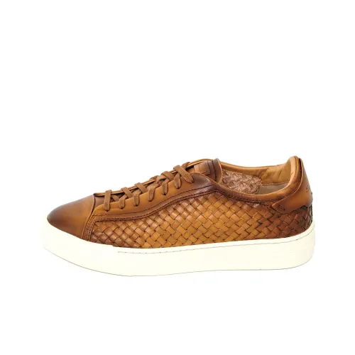 Santoni Скейтборд Кроссовки Низкие Коричневые Мужские