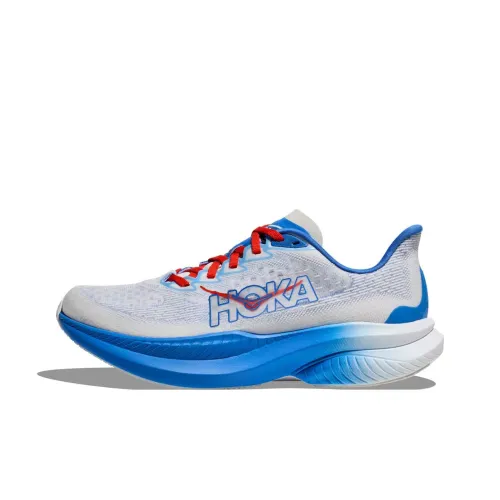 HOKA ONE ONE MACH 6 Беговые кроссовки Низкий топ Серый/Phantom Blue Мужской