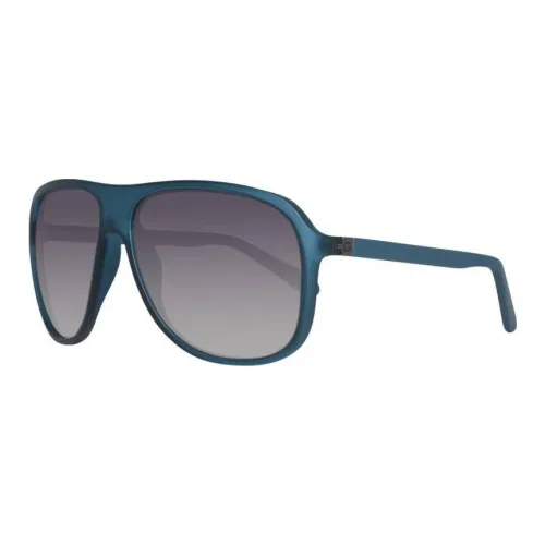 GUESS Ацетат Aviator Солнцезащитные очки Мужские Синие