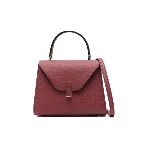Valextra Кожа Сумка через плечо Мини Женская Бордовая