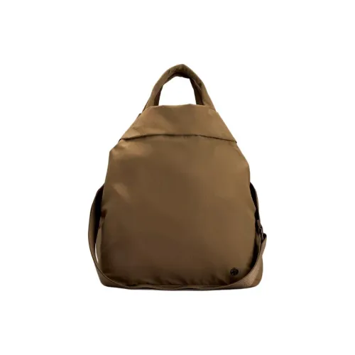 lululemon Нейлоновая сумка через плечо стандартная женская коричневая