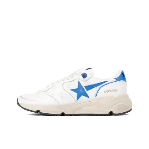 Golden Goose Running Sole Повседневный Низкий Топ Белый Синий Мужской