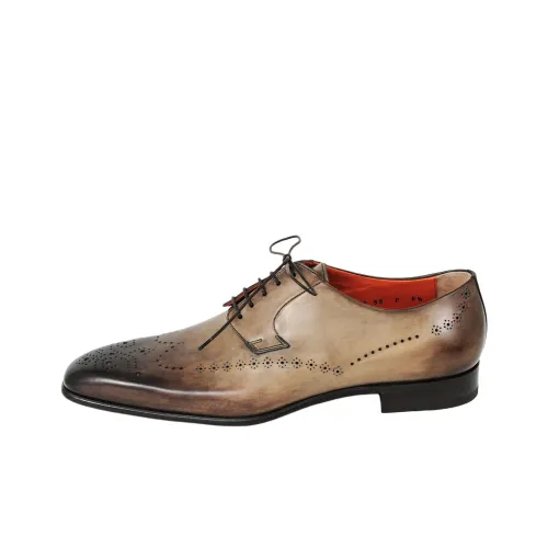 Santoni Туфли Низкие Коричневые Мужские
